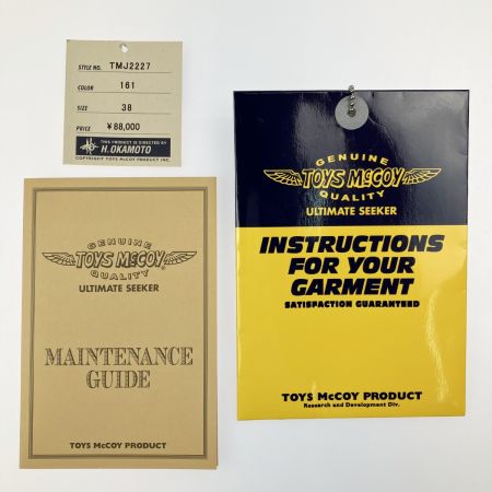  TOYS McCOY トイズマッコイ フライトジャケット 38 TMJ2227 オリーブ