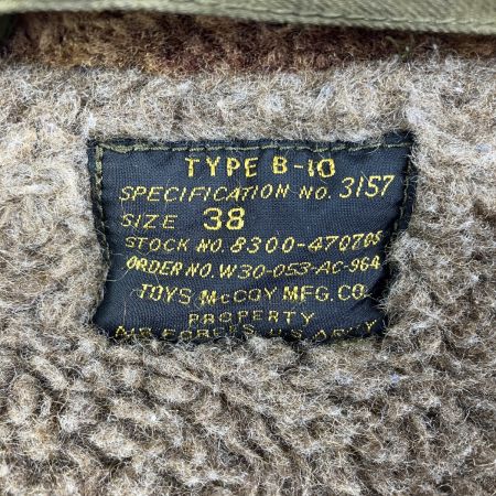  TOYS McCOY トイズマッコイ フライトジャケット 38 TMJ2227 オリーブ