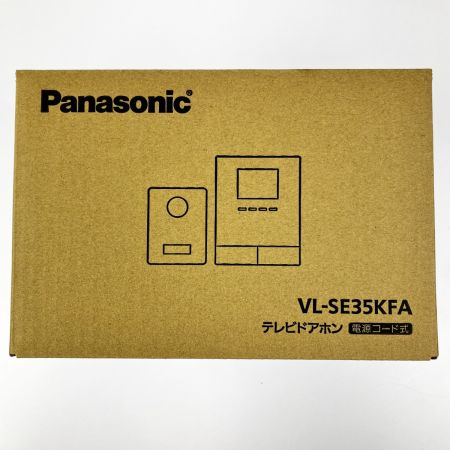 Panasonic パナソニック テレビドアホン 電源コード式 VL-SE35KFA 開封未使用品