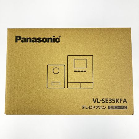  Panasonic パナソニック テレビドアホン 電源コード式 VL-SE35KFA 開封未使用品
