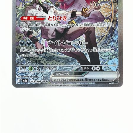   ポケモンカード Nのゾロアークex 242/193SAR ポケカ