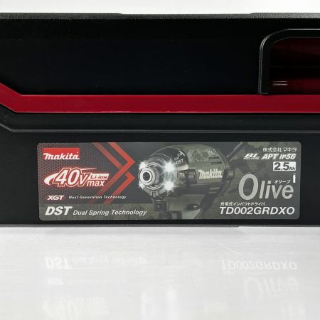  MAKITA マキタ 充電式インパクトドライバ TD002GRDXO オリーブ