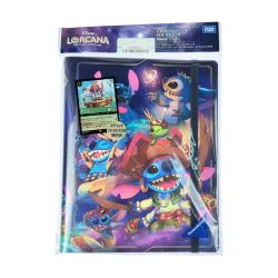 ▽▽  ディズニー ロルカナ TCG 公式カードバインダー VER.スティッチ 収納枚数:252枚 Nランク