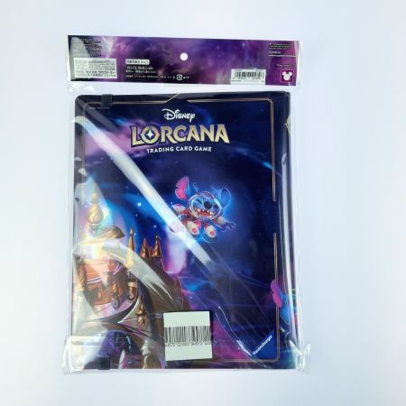   ディズニー ロルカナ TCG 公式カードバインダー VER.スティッチ 収納枚数:252枚