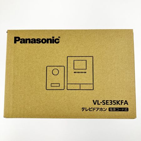  Panasonic パナソニック テレビドアホン 電源コード式 VL-SE35KFA 開封未使用品