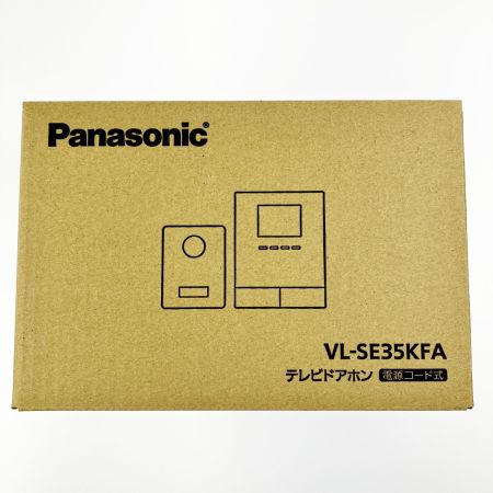  Panasonic パナソニック テレビドアホン 電源コード式 VL-SE35KFA 開封未使用品