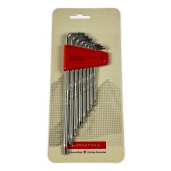 ▽▽ PB SWISS TOOLS スイスツールズ ローレット入L型 ヘクスローブレンチセット 3411.H6-25CN Nランク