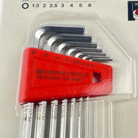  PB SWISS TOOLS スイスツールズ ボール付ロング六角棒レンチセット 212.LH-6CN