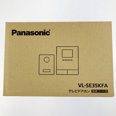  Panasonic パナソニック テレビドアホン 電源コード式 VL-SE35KFA 開封未使用品