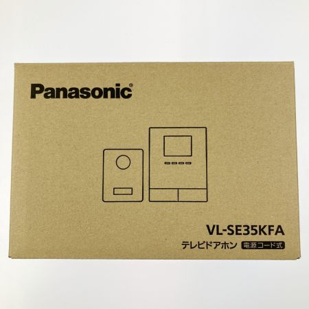  Panasonic パナソニック テレビドアホン 電源コード式 VL-SE35KFA 開封未使用品