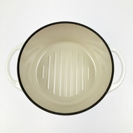  VERMICULAR バーミキュラ オーブン ポット ラウンド ＃18 アイボリー