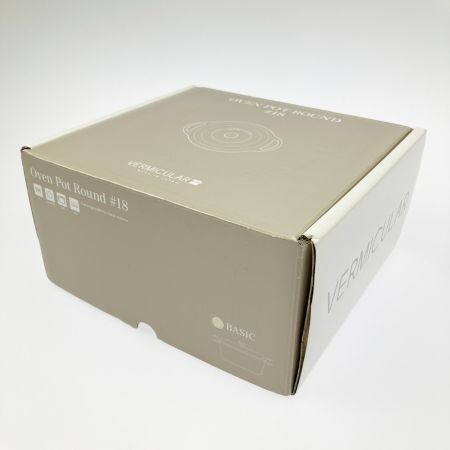  VERMICULAR バーミキュラ オーブン ポット ラウンド ＃18 アイボリー