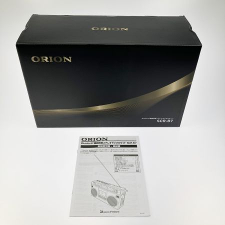  ORION オリオン Bluetooth機能搭載 ステレオラジオカセット ラジカセ SCR-B7 開封未使用品