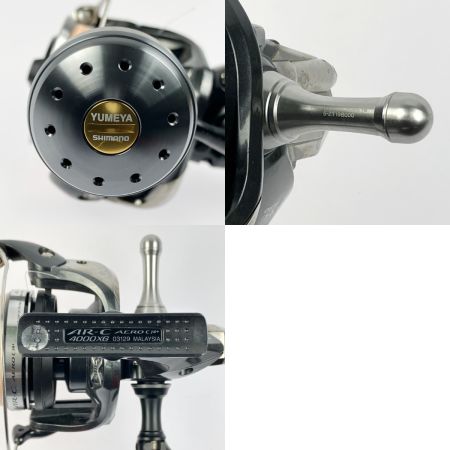  SHIMANO シマノ 13AR-C エアロ CI4＋ 4000XG 03129 ハンドルノブ・リールスタンドカスタム