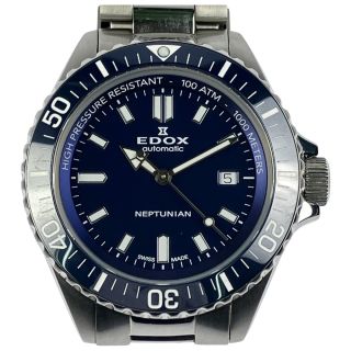 売約済 EDOX ネプチュニアン オートマティック ブルー文字盤 80120 - 中古