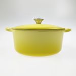 ▽▽ LE CREUSET ルクルーゼ ココット・ロンド 24cm ソレイユ Bランク