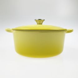 ▽▽ LE CREUSET ルクルーゼ ココット・ロンド 24cm ソレイユ Bランク