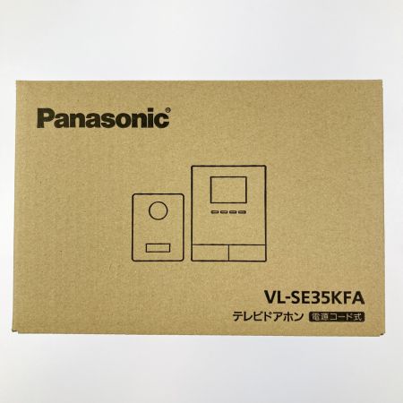  Panasonic パナソニック テレビドアホン 電源コード式 VL-SE35KFA 開封未使用品