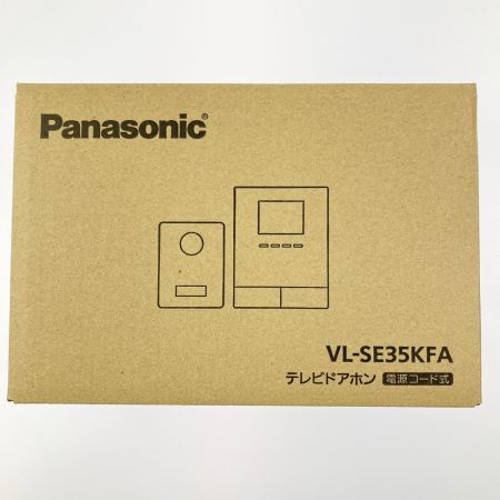  Panasonic パナソニック テレビドアホン 電源コード式 VL-SE35KFA 開封未使用品