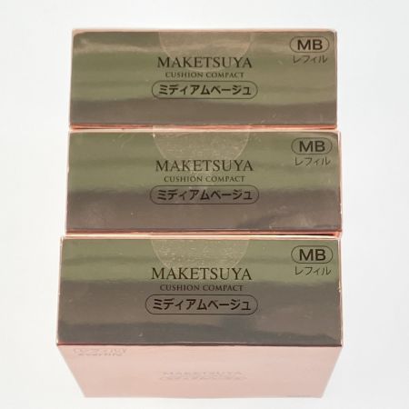  エバーライフ 艶肌美人 メイク艶クッションコンパクト ミディアムベージュ 3個セット