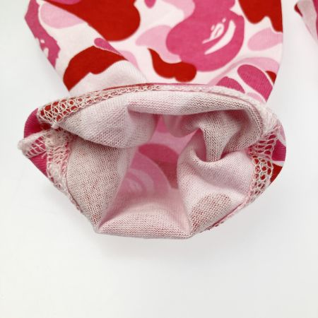  A BATHING APE アベイシングエイプ クロップド丈 Tシャツ サイズ S 001LTJ802004L ピンク