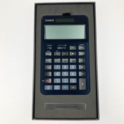 ▽▽ CASIO カシオ CALCULATOR 電卓  S100BU ネイビーブルー Aランク