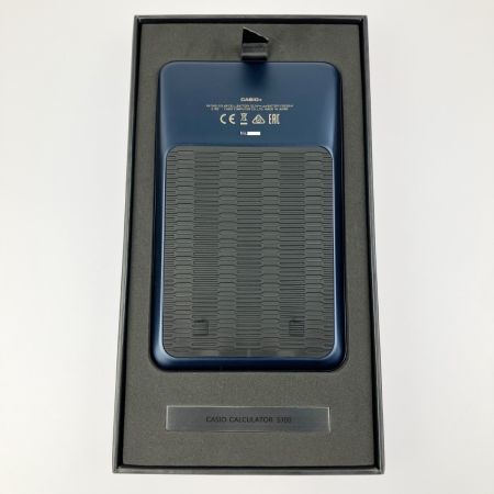  CASIO カシオ CALCULATOR 電卓  S100BU ネイビーブルー