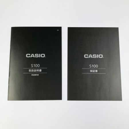  CASIO カシオ CALCULATOR 電卓  S100BU ネイビーブルー