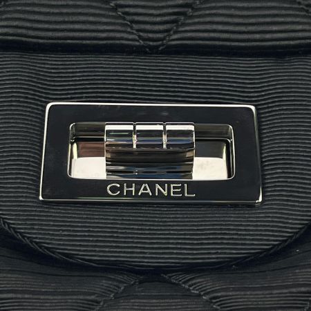  CHANEL シャネル チェーンバッグ 2.55 マドモアゼルロック シルバーチェーン ブラック