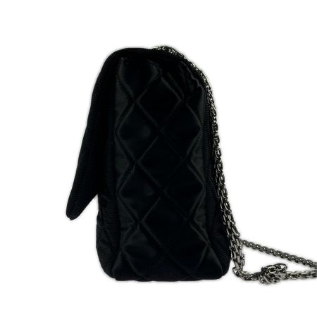 CHANEL シャネル チェーンバッグ 2.55 マドモアゼルロック シルバーチェーン ブラック