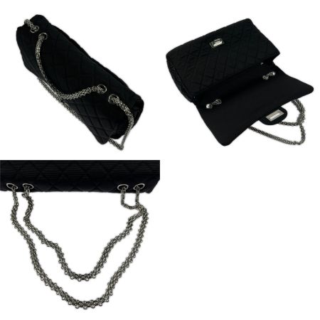  CHANEL シャネル チェーンバッグ 2.55 マドモアゼルロック シルバーチェーン ブラック
