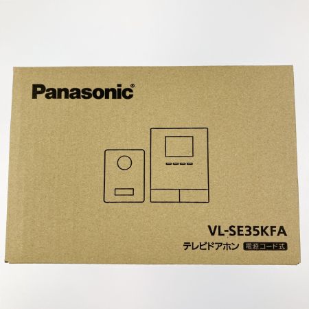  Panasonic パナソニック テレビドアホン 電源コード式 VL-SE35KFA 開封未使用品