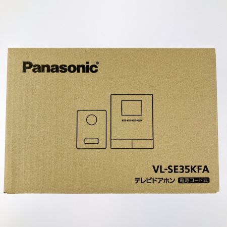  Panasonic パナソニック テレビドアホン 電源コード式 VL-SE35KFA 開封未使用品