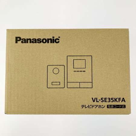  Panasonic パナソニック テレビドアホン 電源コード式 VL-SE35KFA 開封未使用品