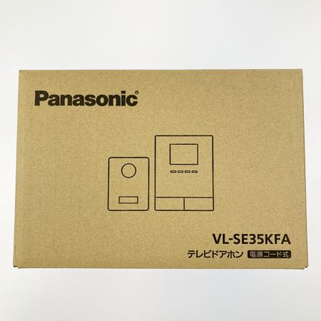  Panasonic パナソニック テレビドアホン 電源コード式 VL-SE35KFA 開封未使用品