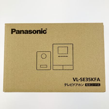  Panasonic パナソニック テレビドアホン 電源コード式 VL-SE35KFA 開封未使用品