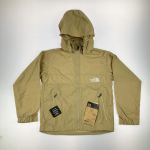 ▽▽ THE NORTH FACE ザノースフェイス キッズ コンパクトジャケット ケルプタン 130cm  NPJ21810 ベージュ 開封未使用品 Sランク