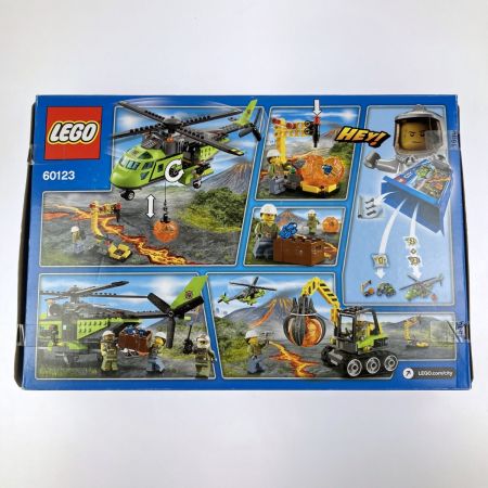   LEGO レゴ シティ 火山調査隊のヘリコプター 60123 開封品 未組立