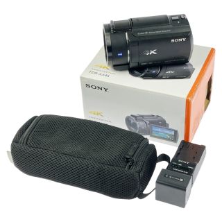 【中古/付属品多数】SONY FDR-AX45 4Kビデオカメラ SONY ソニー ハンディカム 4K ビデオカメラ アクセサリーキット付属