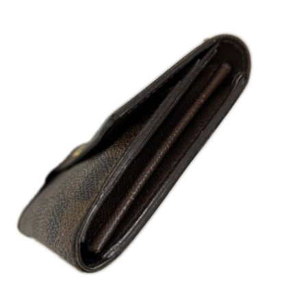  LOUIS VUITTON ルイヴィトン ポルトフォイユサラ 長財布 N61734 ブラウン ホック緩み有