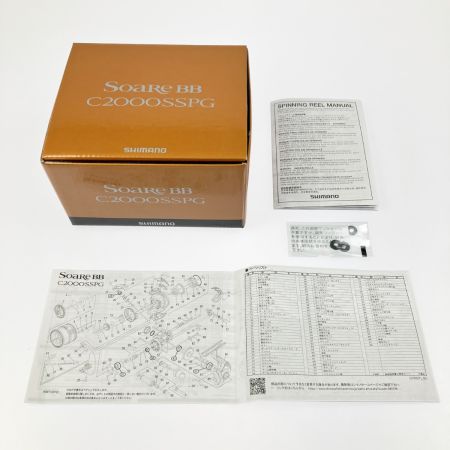  SHIMANO シマノ スピニングリール 22ソアレBB C2000SSPG 045744