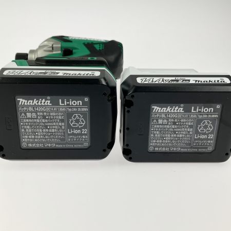  MAKITA マキタ 充電式インパクトドライバ 14.4v 2Ah MTD001DSAX
