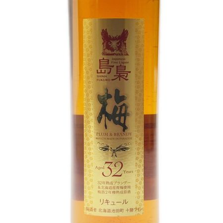 【北海道内限定発送】 国分北海道 島梟 しまふくろう 梅 32年 500ml 未開栓