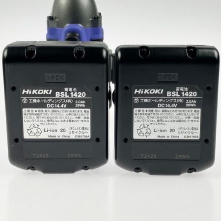  HiKOKI ハイコーキ コードレスインパクトドライバ 14.4v  FWH14DF(2BG) ブルー