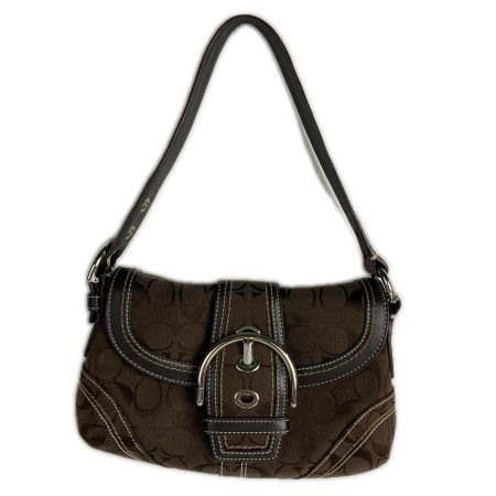  COACH コーチ ソーホー シグネチャー ワンショルダーバッグ 10296 ブラウン