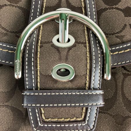  COACH コーチ ソーホー シグネチャー ワンショルダーバッグ 10296 ブラウン