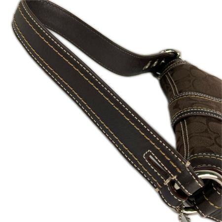  COACH コーチ ソーホー シグネチャー ワンショルダーバッグ 10296 ブラウン