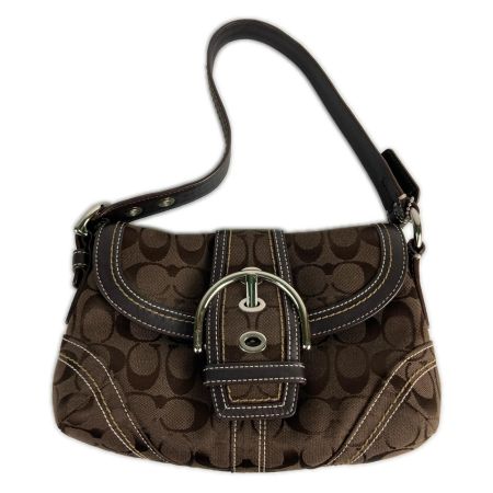  COACH コーチ ソーホー シグネチャー ワンショルダーバッグ 10296 ブラウン