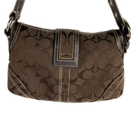  COACH コーチ ソーホー シグネチャー ワンショルダーバッグ 10296 ブラウン