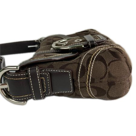  COACH コーチ ソーホー シグネチャー ワンショルダーバッグ 10296 ブラウン